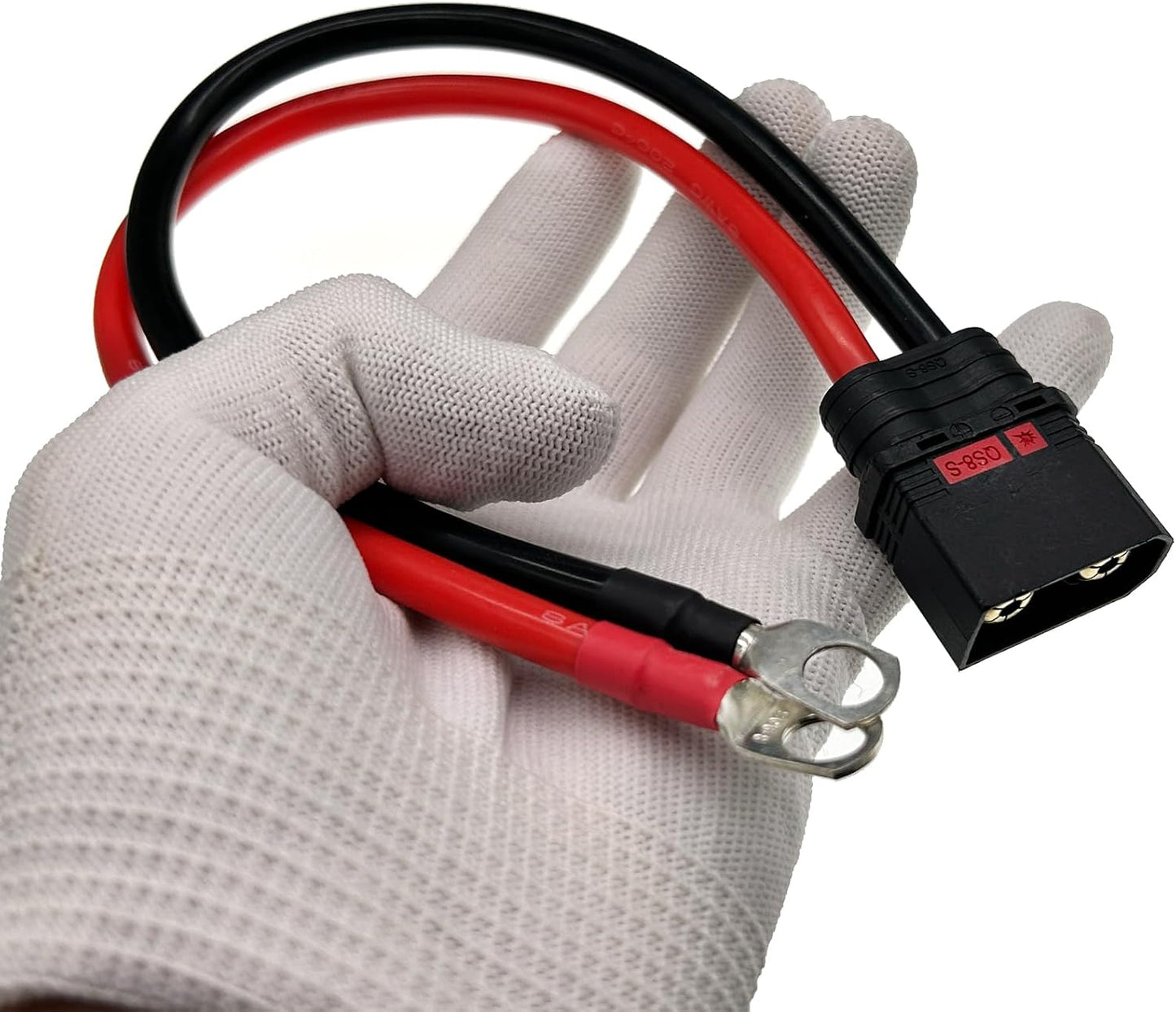 Conector Macho QS8 Anti-Chispas para Motocicleta Cable 8AWG