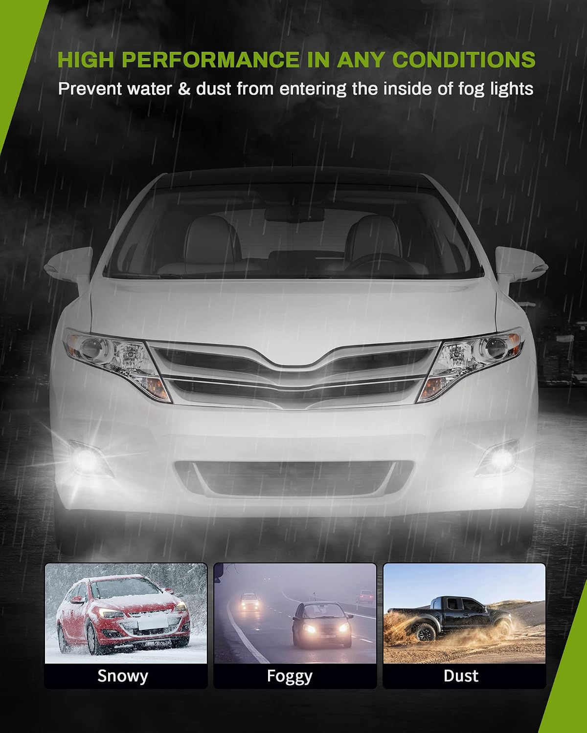 Luces antiniebla LED comp Camry 07-14 Corolla 09-13
