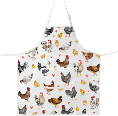 Delantal pollo con bolsillos regalo Lady Mama Farmer