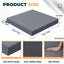 6 Pzas Cojines Silla Exterior 17x17pulg Resistentes UV