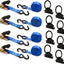 Kit correas trinquete riel E 12 pzas 15piezas 1000lb