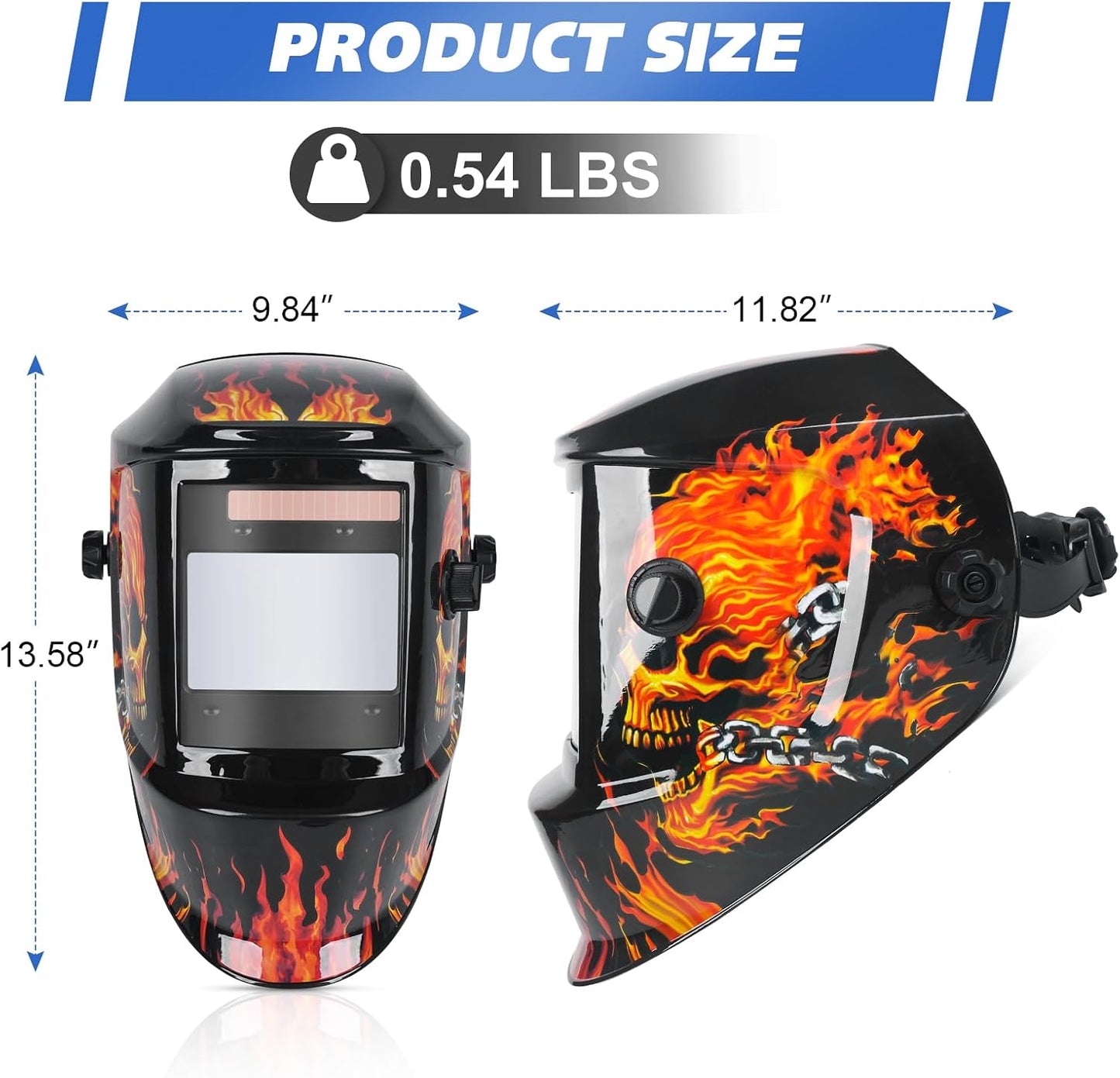 Casco soldadura True Color oscurecimiento automático rango