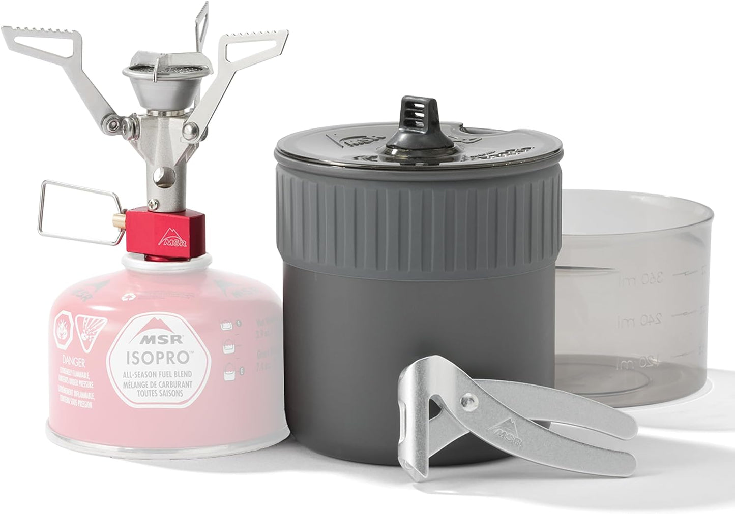 Mini estufa ultraligera para acampar y mochilero