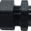 Adaptador AN6 a 5/16 aluminio anodizado negro