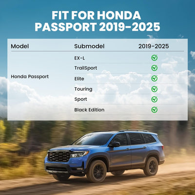 Alfombrilla maletero Honda Passport TPE negra