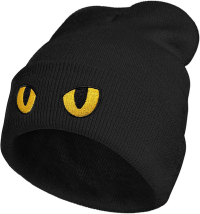 Gorro cálido con ojos de gato para hombre y mujer color