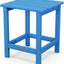 Mesa auxiliar Polywood 18pulg color azul pacífico
