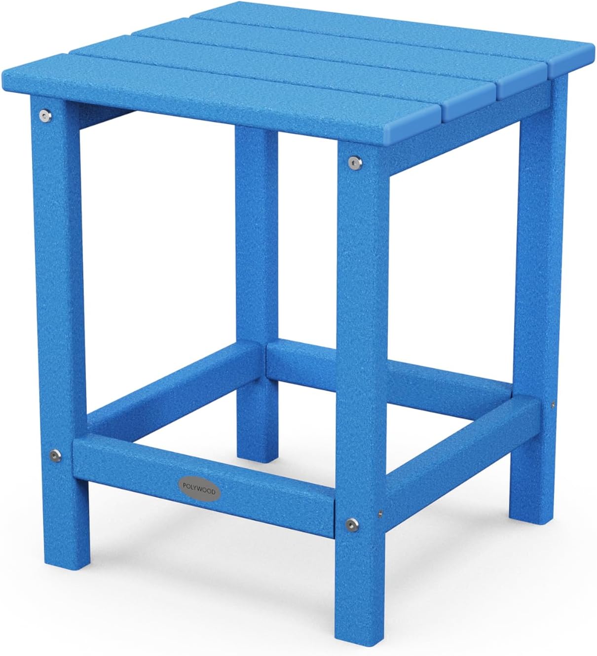 Mesa auxiliar Polywood 18pulg color azul pacífico