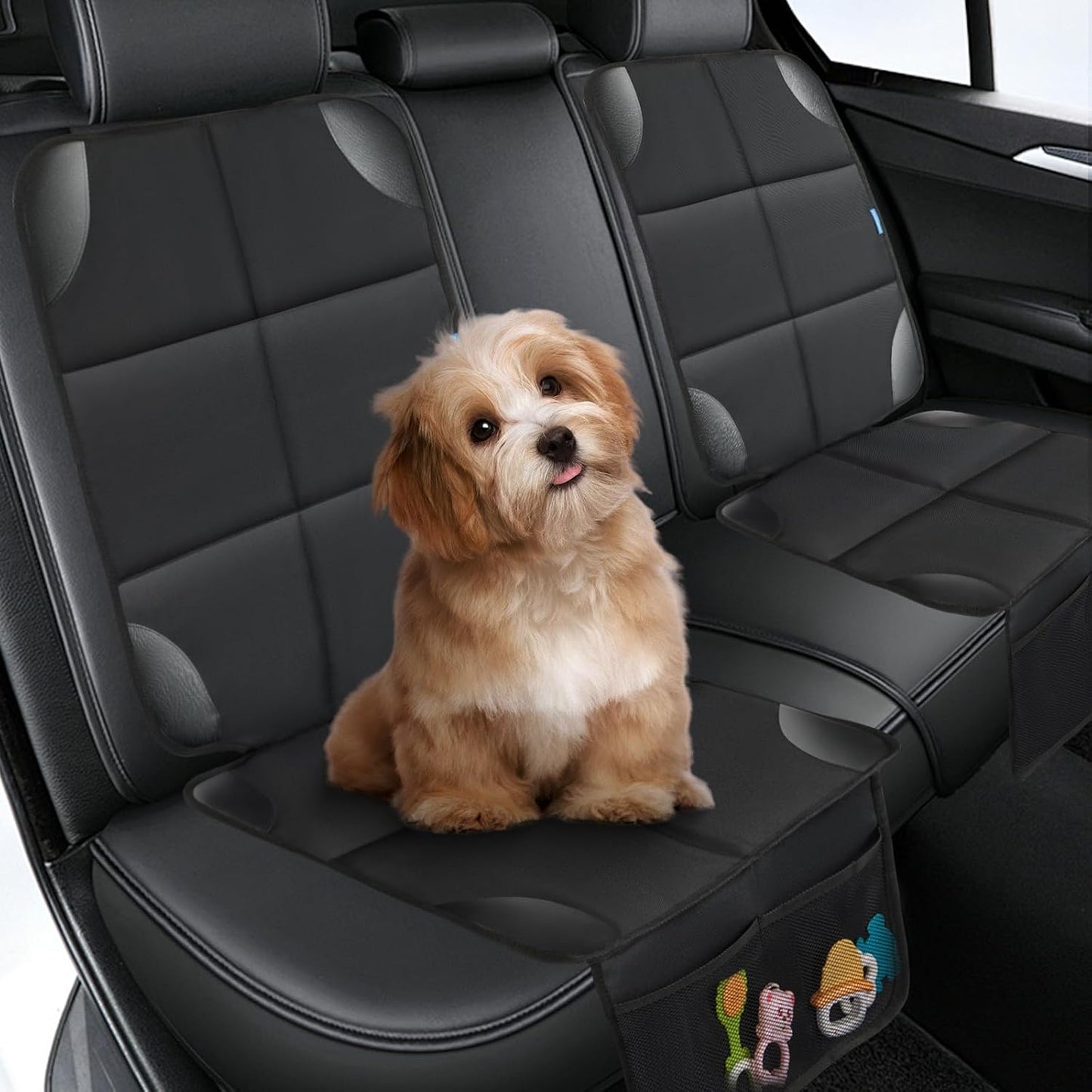 Protector asiento bebé 2uds acolchado malla
