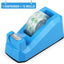 Dispensador cinta adhesiva transparente 12 rollos azul
