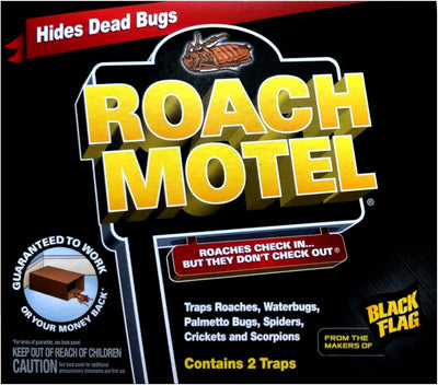 Trampa insectos Roach Motel 2 paquetes 4 trampas