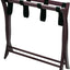 Estante madera para equipaje color espresso