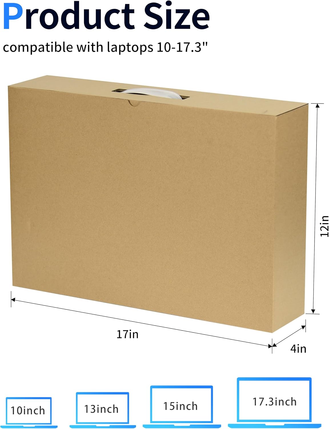 5 Cajas Cartón con Espuma para Laptop 17.3