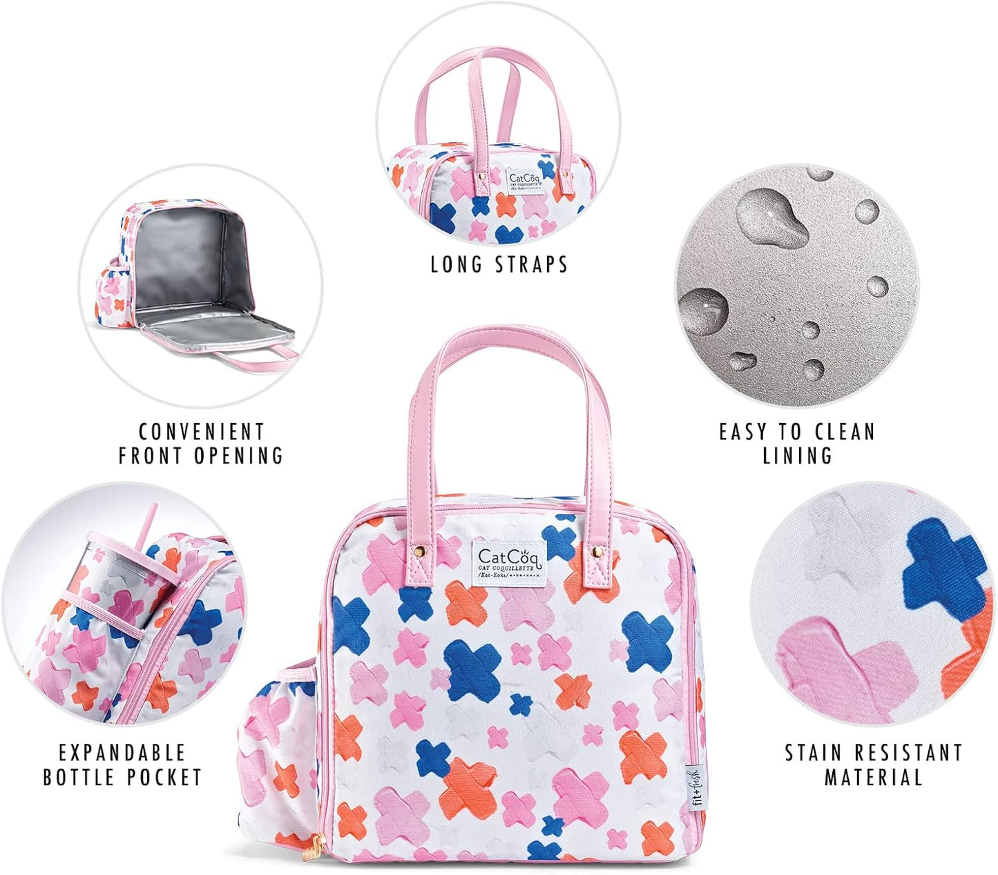 Bolsa almuerzo aislada mujer trabajo impermeable