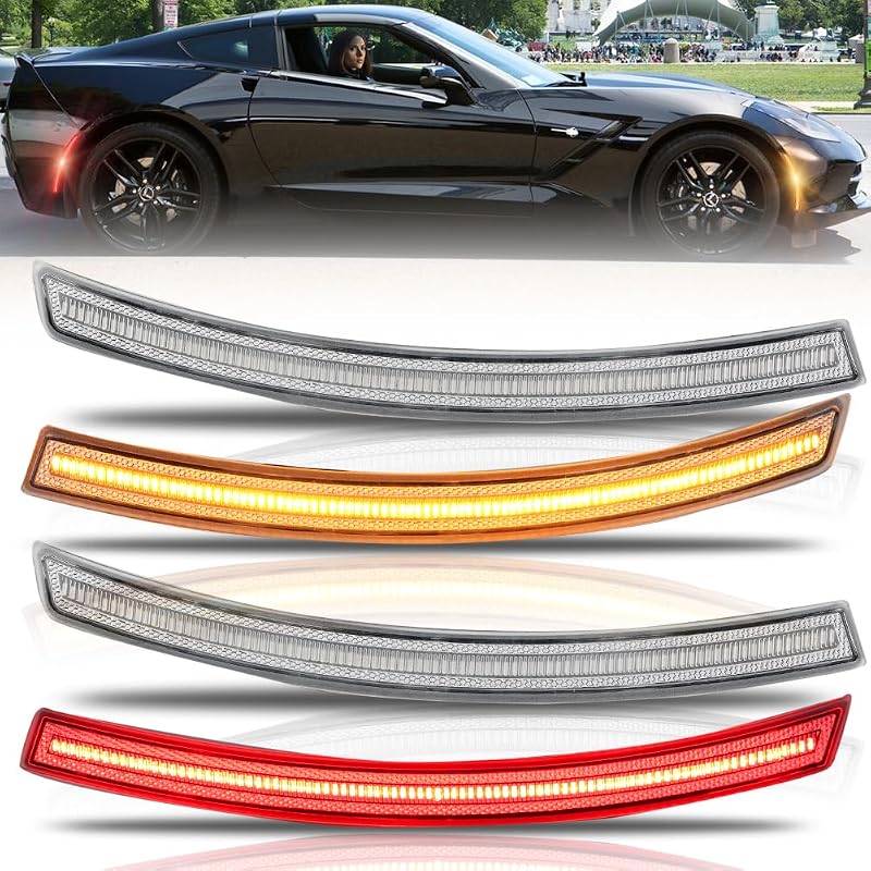 Luces LED marcador lateral para Corvette C7 14-19