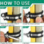 15 Pzas Abrazaderas Cable Acero Inox 1-1/4pulg Aisladas