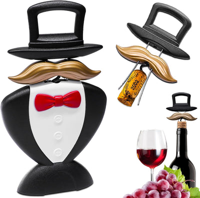 Sacacorchos vino 3en1 estilo británico forjado a mano