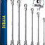 Set 6 llaves trinquete 0.315-0.748" acero cromo