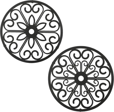 2 Pzas Soportes Metal Decorativos 7pulg Mesa Tetera