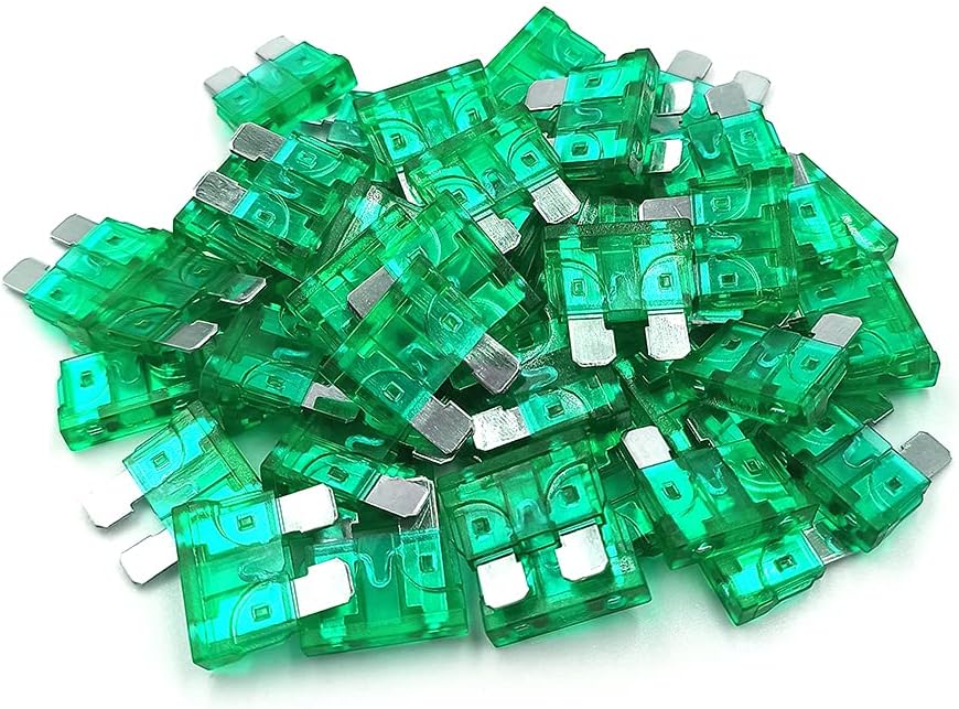 Set 50 Pzas Fusible 30A Automotriz