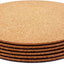 Posavasos corcho doble capa 8" absorbente 6 Pzas