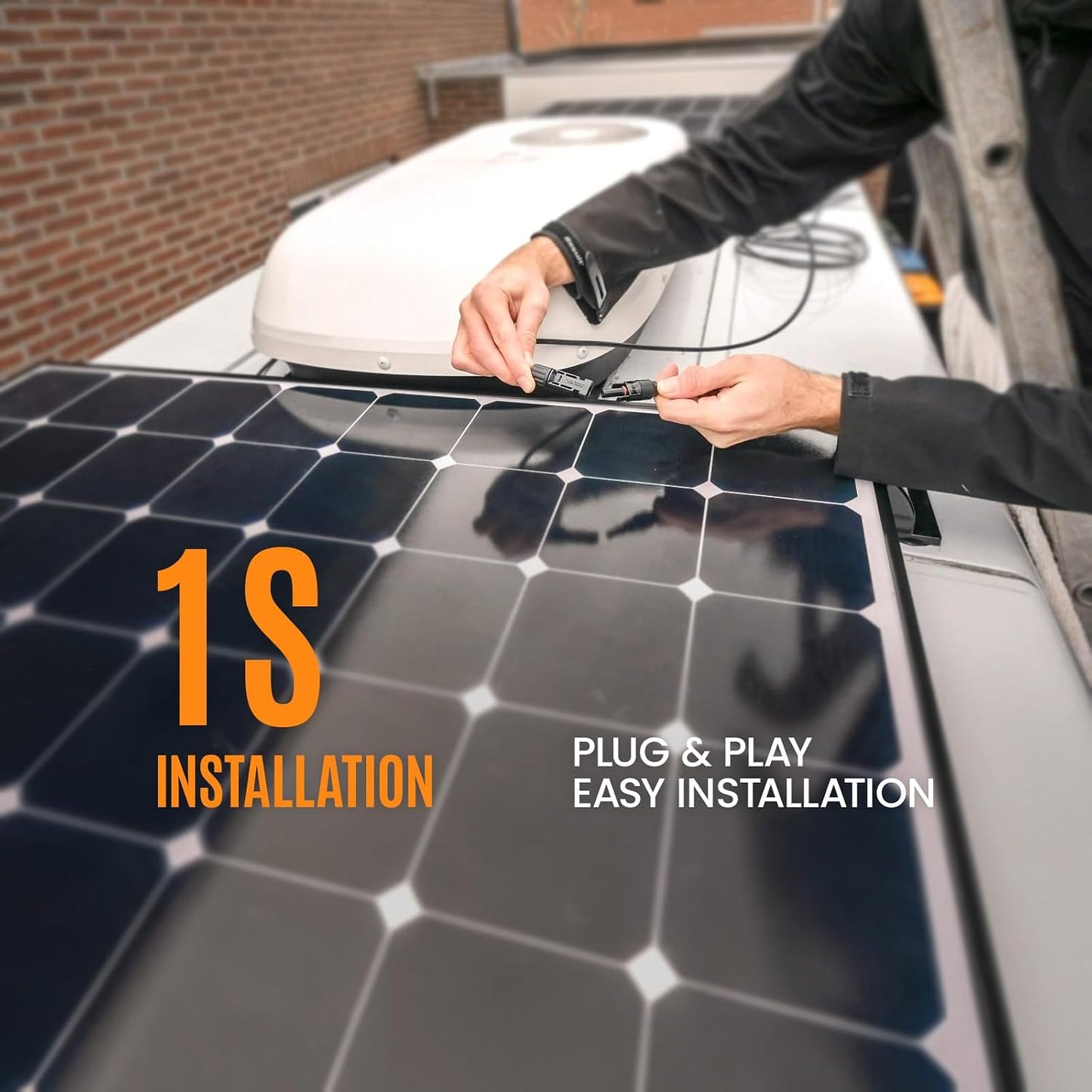 Conector panel solar 8 a 2 en Y impermeable