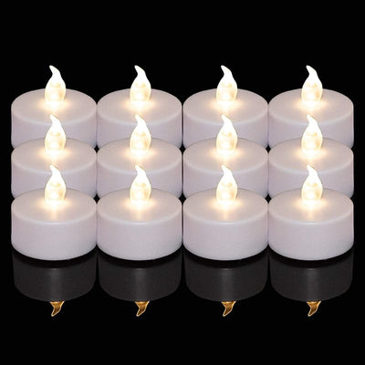 Velas LED sin llama pack 200 blancas cálidas 200h