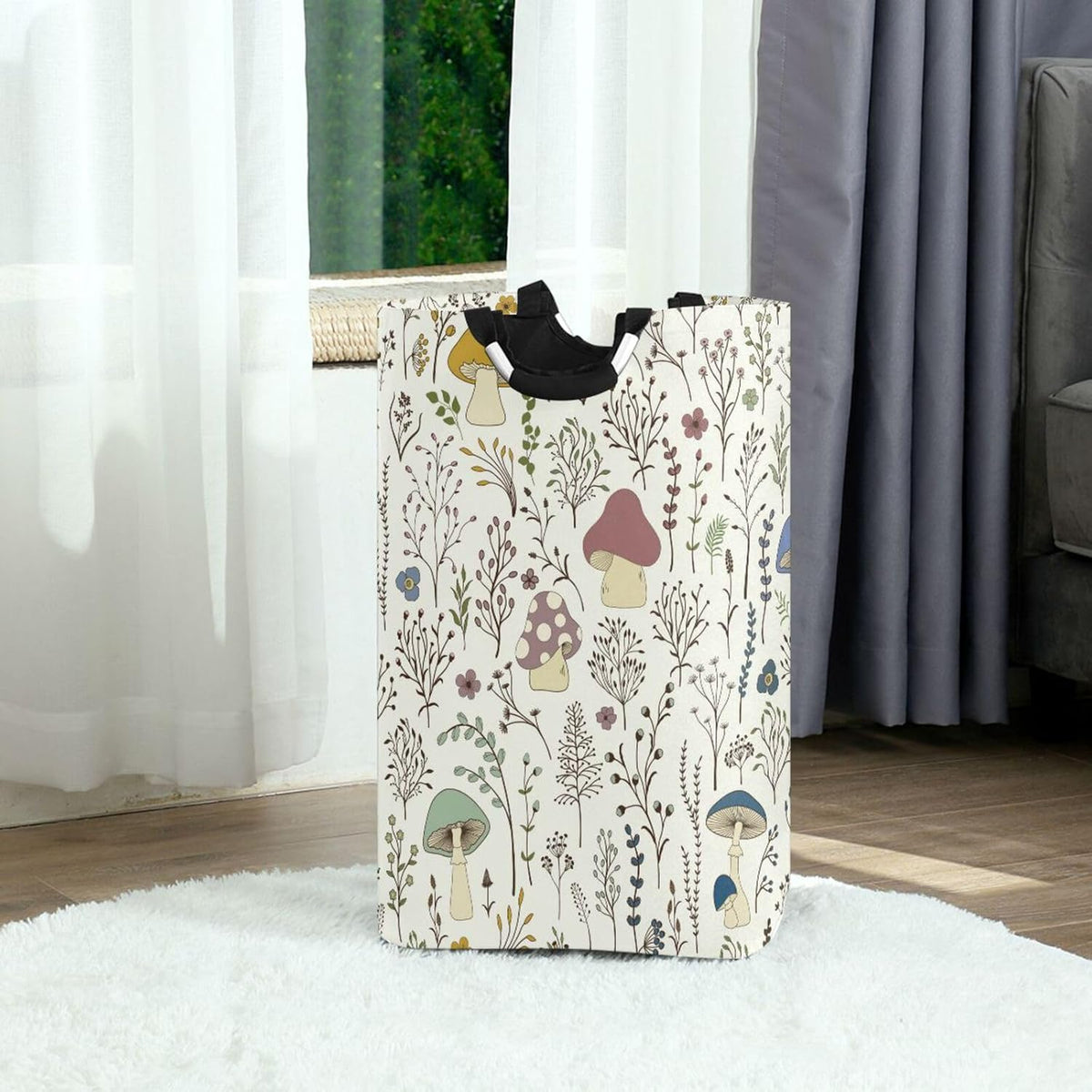 Cesta lavandería impermeable plegable con asa