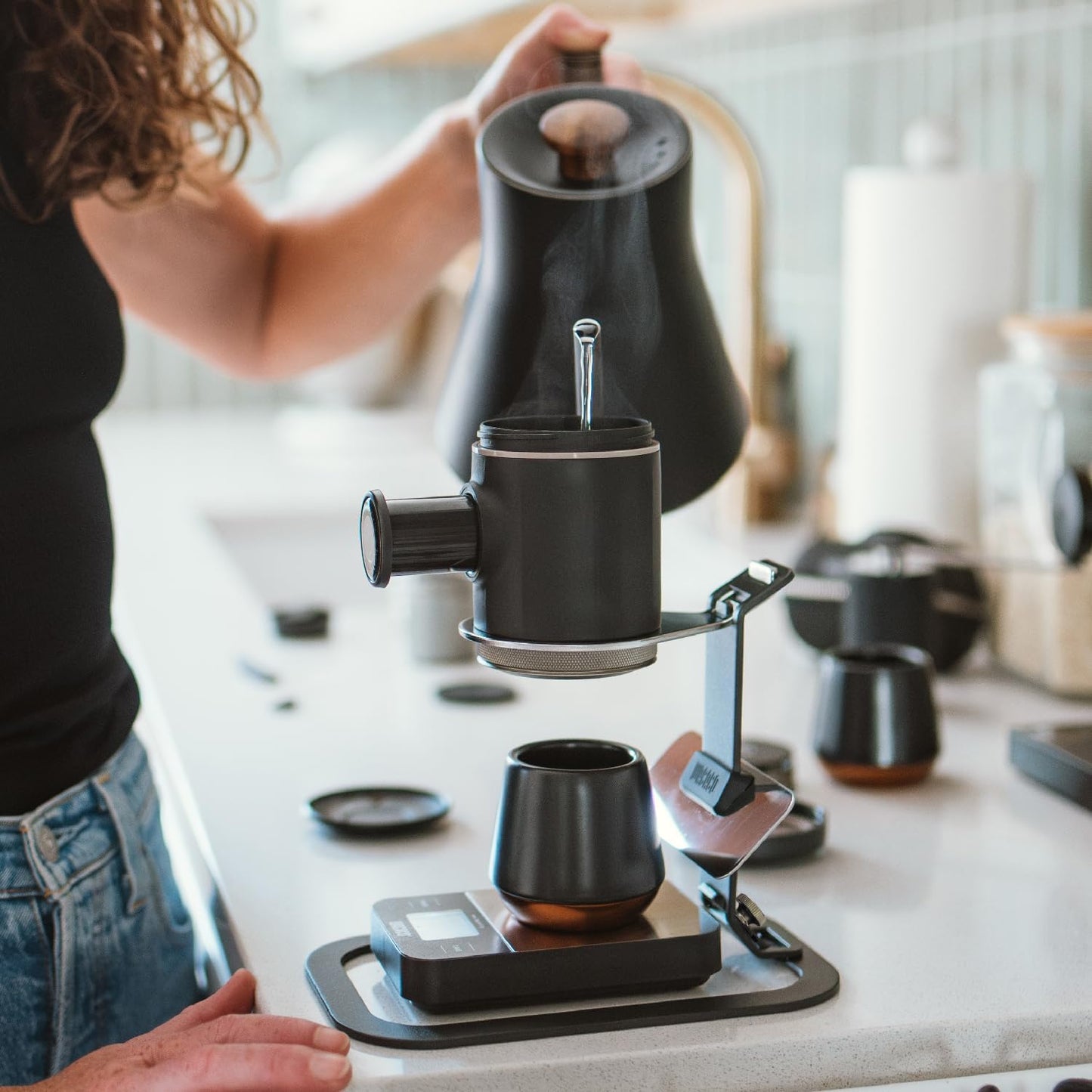 Organiz. soporte para café o espresso