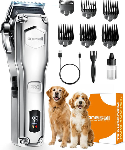 Cortapelos perros cabello grueso acero inox desmontable
