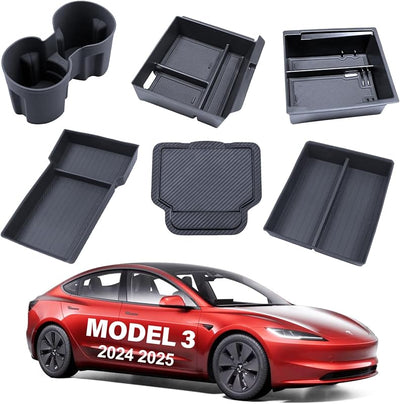 Organiz. consola Tesla Modelo Y Juniper Modelo 3 2025-2026