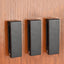 Ganchos plegables pared aluminio soporte auriculares set 2