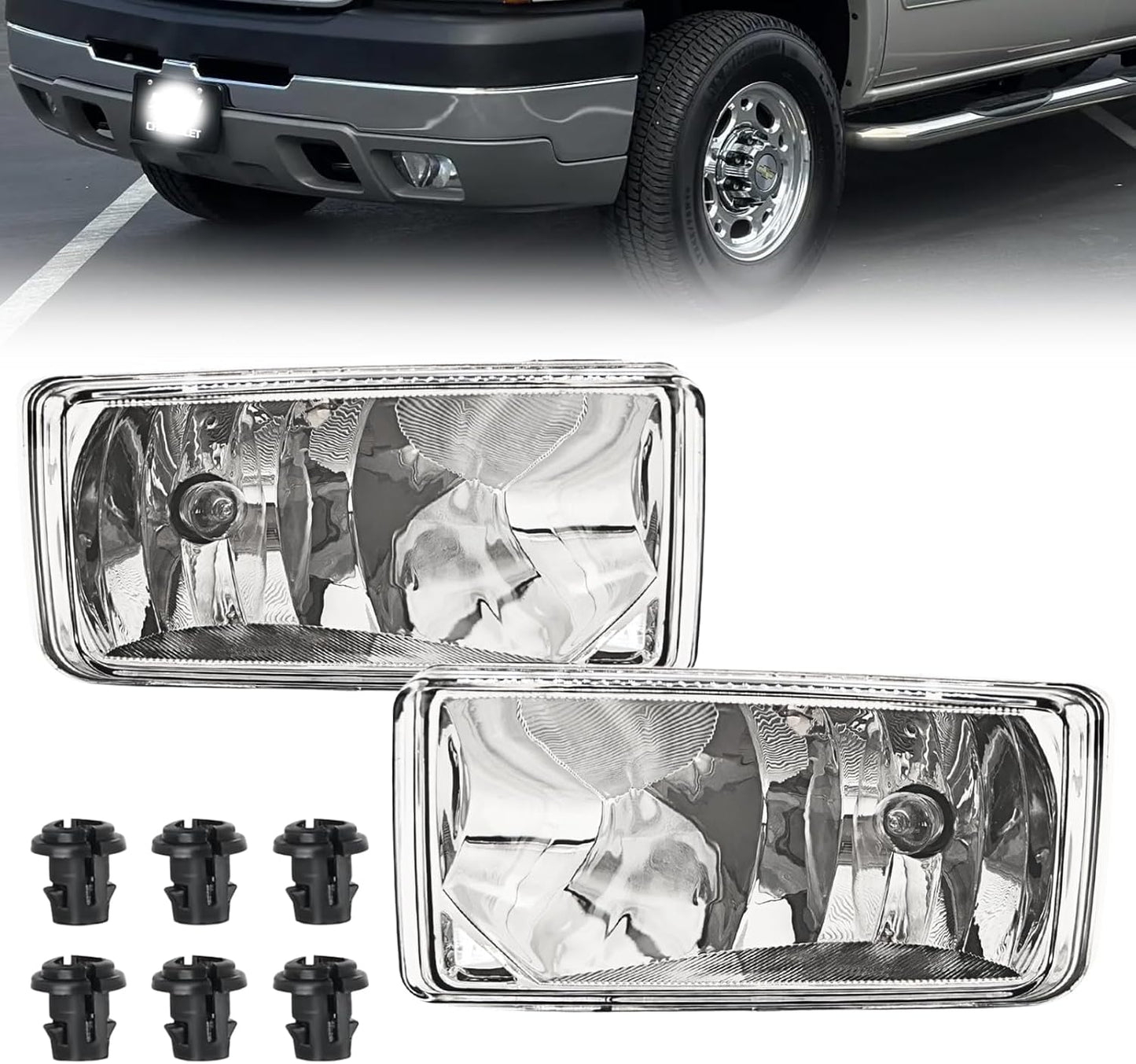 Luces antiniebla comp Chevy Silverado 07-15 Suburban 07-13