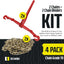 Kit cadena DC Cargo 20pies grado 70 y carpeta carga