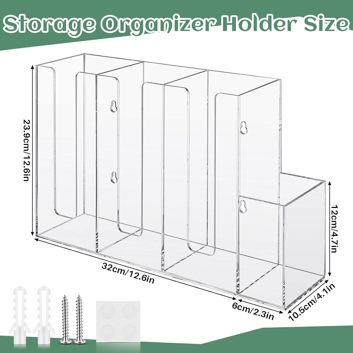Organiz. tazas café 4 compartimentos con soporte y tapas