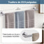 Set 5 Pzas Herrajes Baño Níquel Soporte Toallas 23.6"