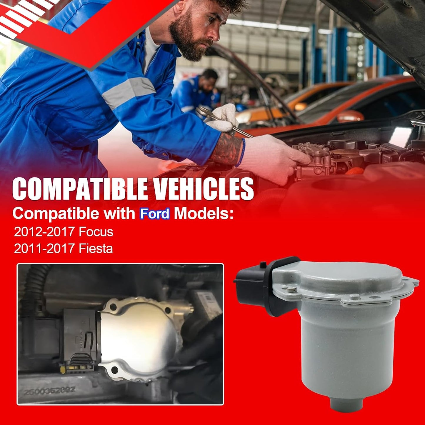 Actuador embrague trans automatica Ford Focus 11-17