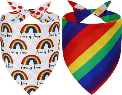 Bandanas para perros 2uds 4 patrones reversibles para cachorros