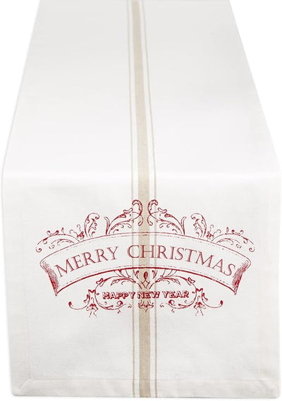 Camino mesa vintage navideño 14x72
