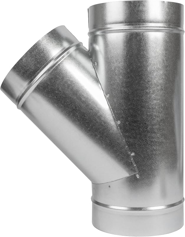 Divisor conducto Wye 6" acero galvanizado 45grados