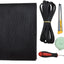 Kit reparación malla fibra vidrio negro 39x59"