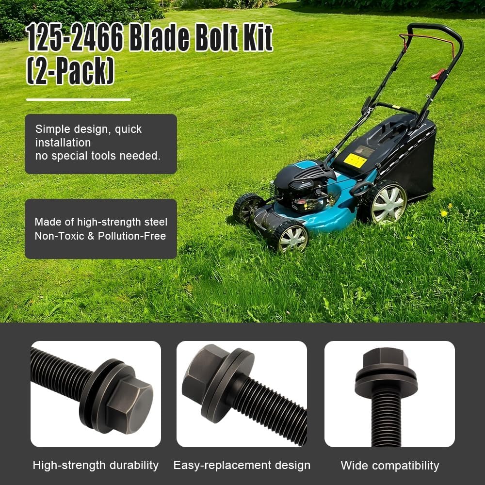 Kit 2 Pzas Pernos Hoja Comp Exmark Toro Metro