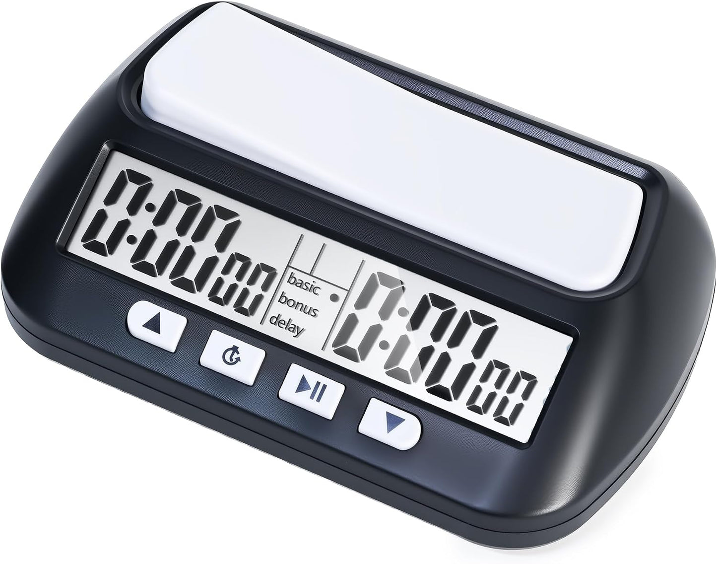 Reloj ajedrez multifuncional digital para Go y ajedrez negro