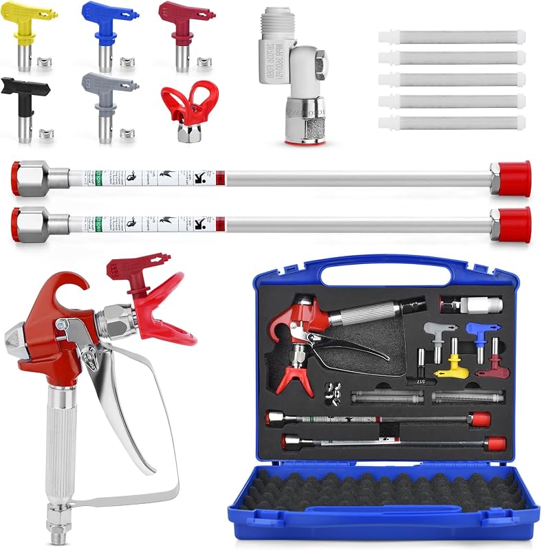 Set 16 Pulverizadoras Pintura Sin Aire 3600 PSI