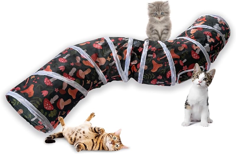 Túnel para gatos plegable laberinto interactivo
