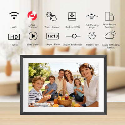 Marco fotos digital 10.1pulg WiFi 32GB pantalla IPS