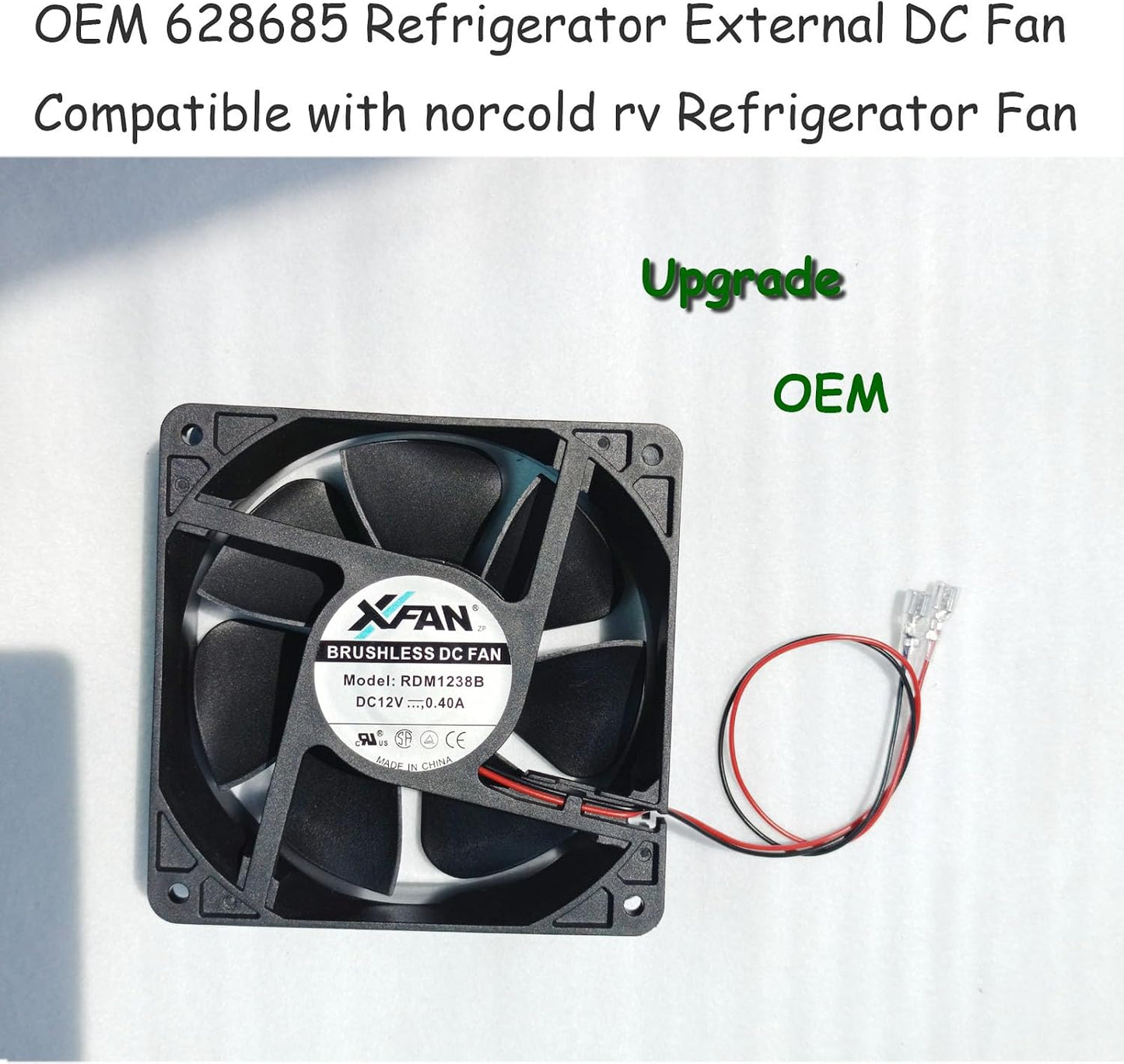 Ventilador CC comp Norcold Serie N1095