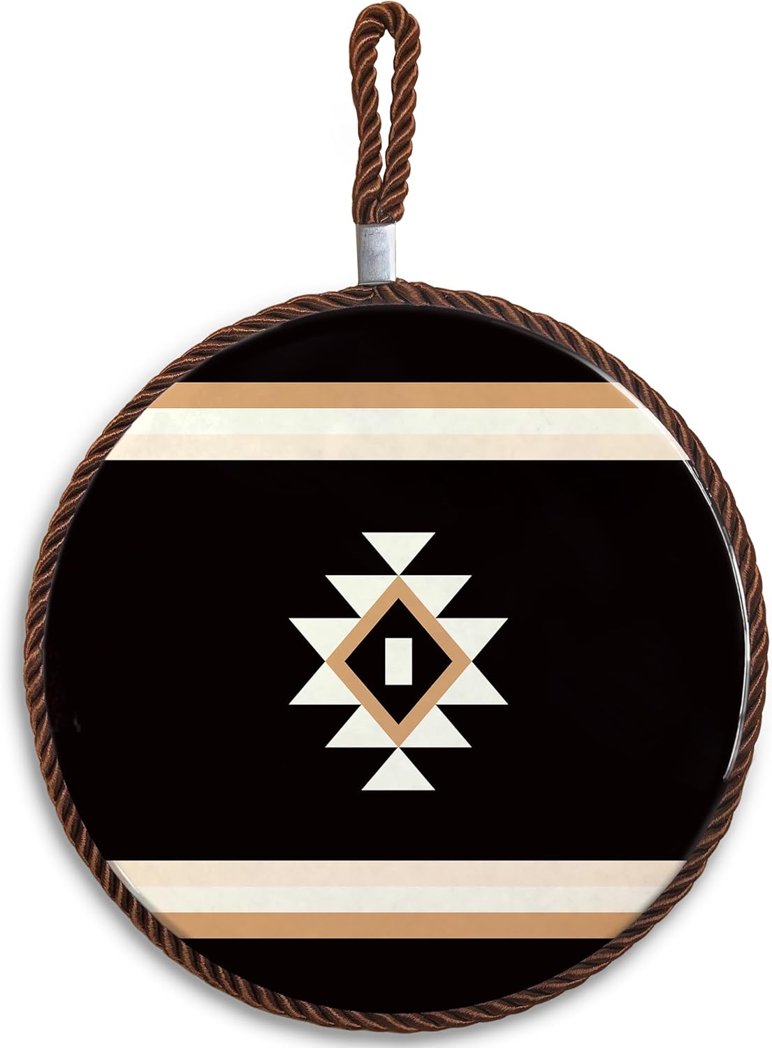 Salvamanteles cerámica azteca boho para platos calientes