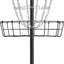 Cesta golf disco portátil 12 cadenas acero azul/rojo