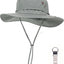 Sombrero sol talla XL XXL hombre UPF50 ala ancha plegable playa